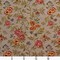 Heather Bouquet - Blue,Orange & Rust,Pink Floral Upholstery Fabric 54 Inches"